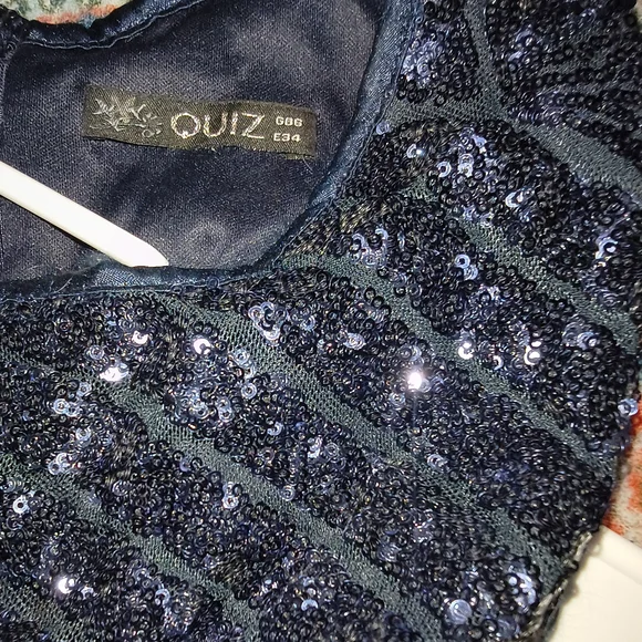 Sparkling Navy Blue Gown - Picture 5 of 6